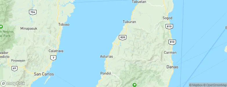 Tubigagmanoc, Philippines Map