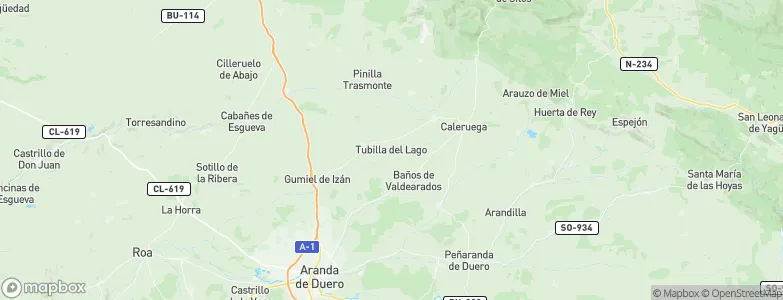 Tubilla del Lago, Spain Map