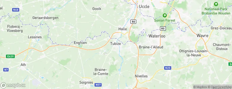 Tubize, Belgium Map