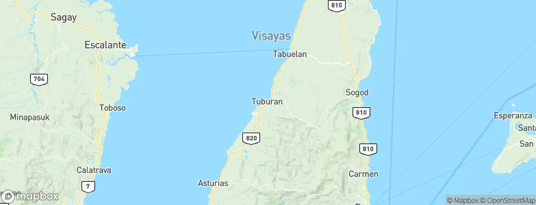 Tuburan, Philippines Map