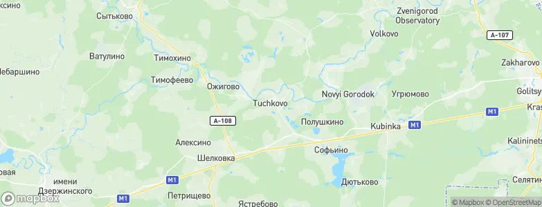 Tuchkovo, Russia Map