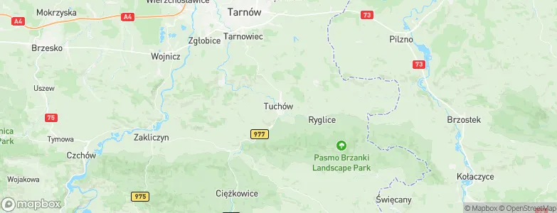 Tuchów, Poland Map
