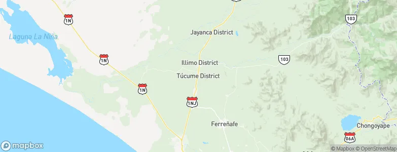Túcume, Peru Map