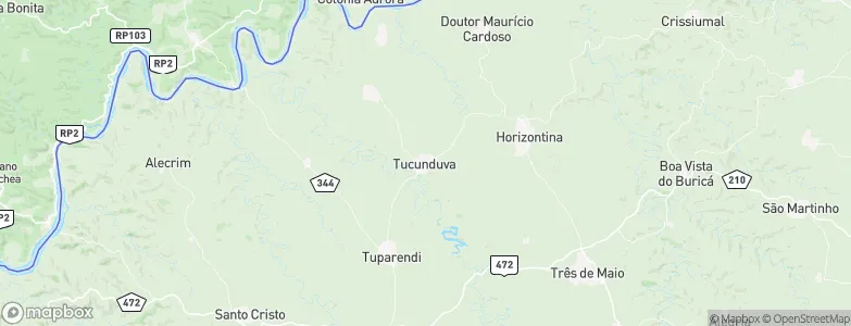 Tucunduva, Brazil Map