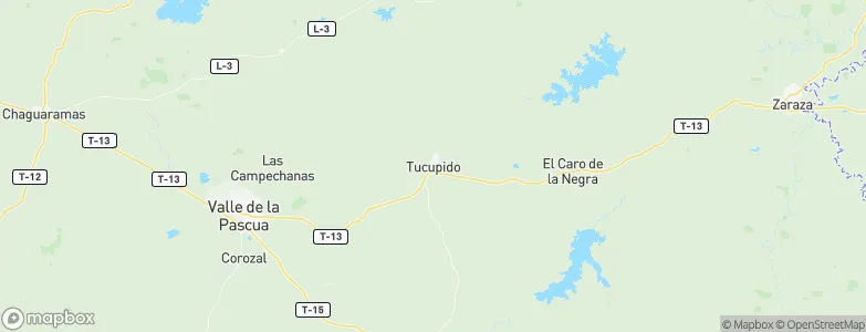 Tucupido, Venezuela Map