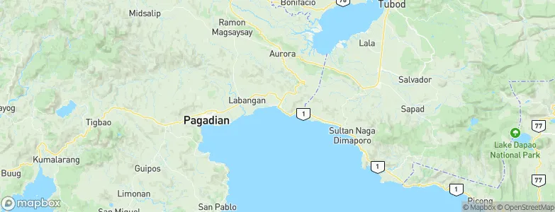 Tucuran, Philippines Map