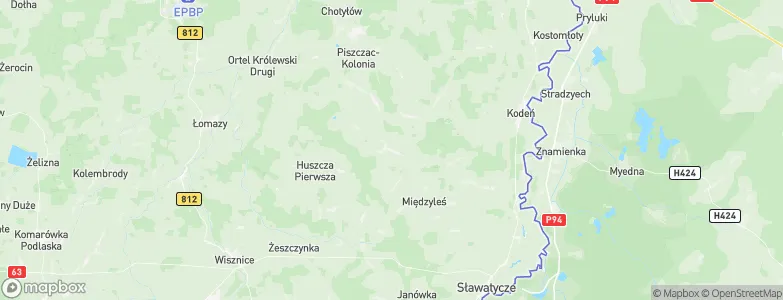 Tuczna, Poland Map