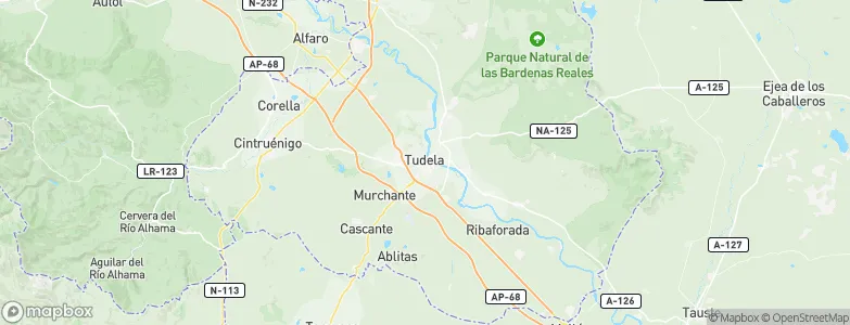 Tudela, Spain Map