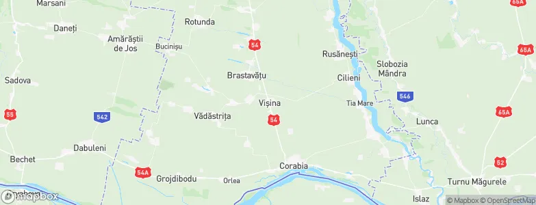Tudor Vladimirescu, Romania Map