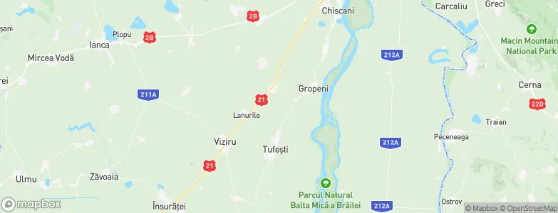 Tufeşti, Romania Map