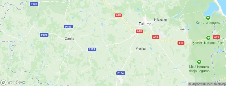 Tukuma novads, Latvia Map
