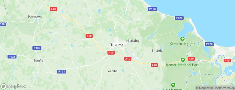Tukums, Latvia Map