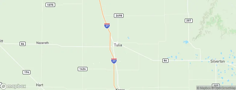 Tulia, United States Map