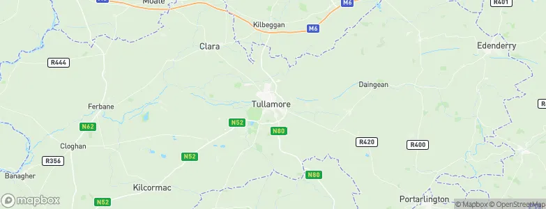 Tullamore, Ireland Map