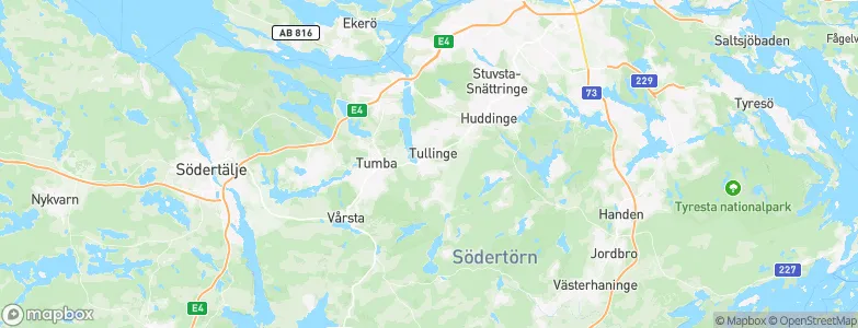 Tullinge, Sweden Map