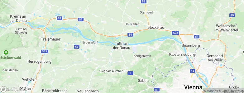 Tulln, Austria Map