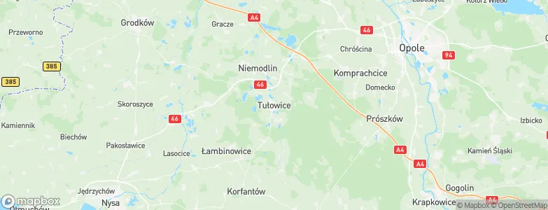 Tułowice, Poland Map