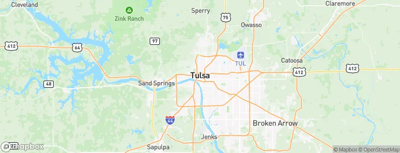 Tulsa, United States Map