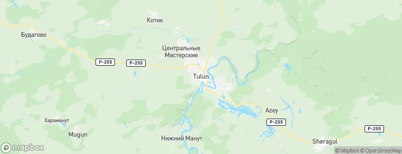 Tulun, Russia Map
