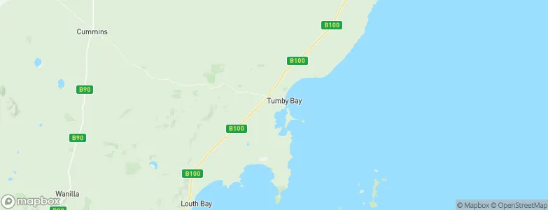 Tumby Bay, Australia Map