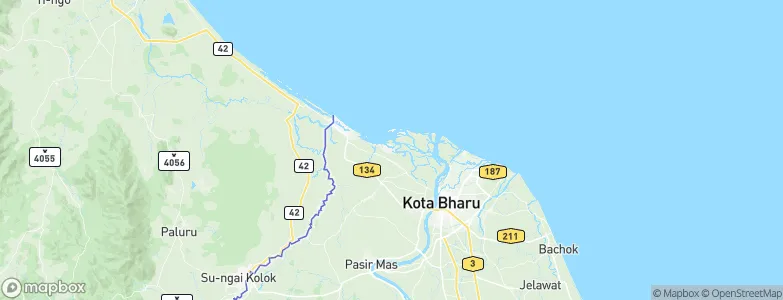 Tumpat, Malaysia Map