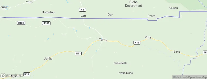 Tumu, Ghana Map