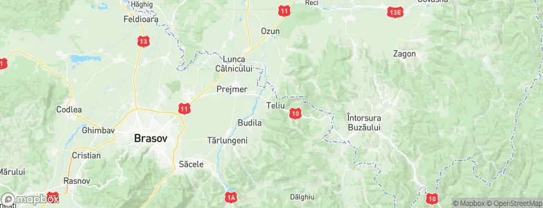 Tunelu-Teliu, Romania Map