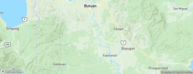 Tungao, Philippines Map