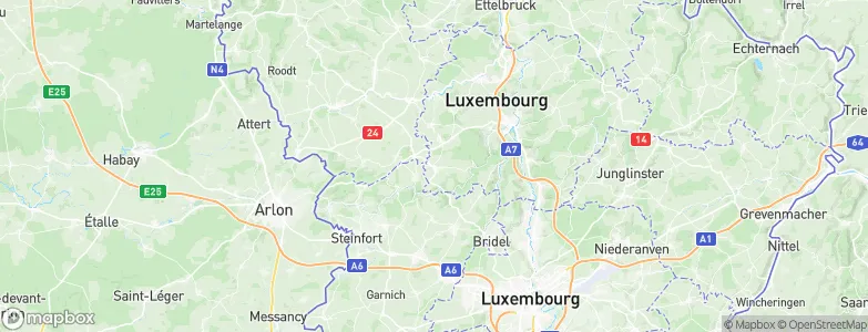 Tuntange, Luxembourg Map