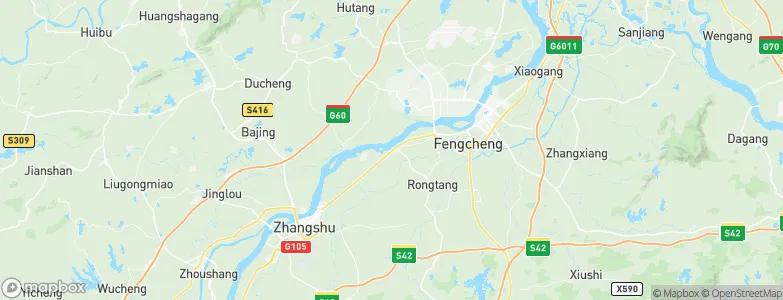 Tuochuan, China Map