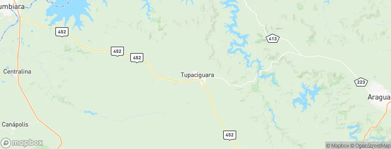 Tupaciguara, Brazil Map