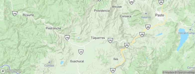 Túquerres, Colombia Map