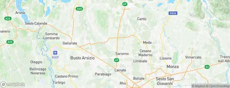 Turate, Italy Map