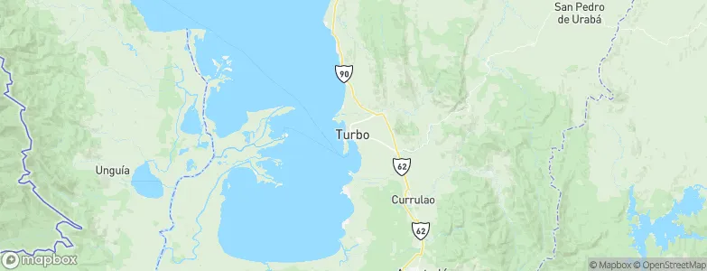 Turbo, Colombia Map
