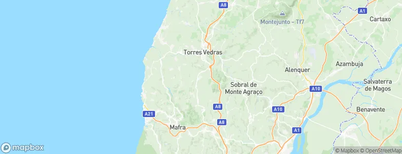 Turcifal, Portugal Map