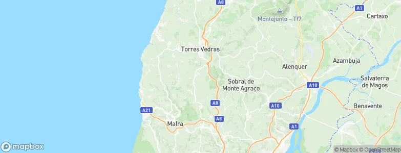 Turcifal, Portugal Map