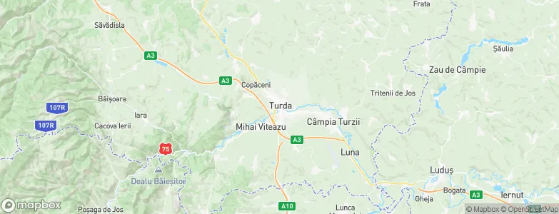 Turda, Romania Map