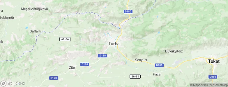Turhal, Turkey Map