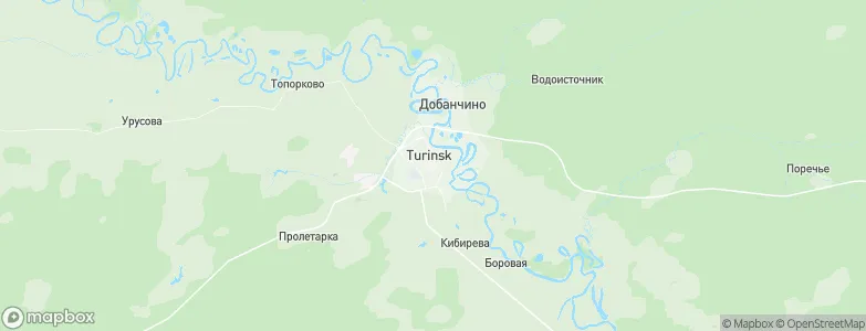 Turinsk, Russia Map