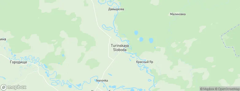Turinskaya Sloboda, Russia Map