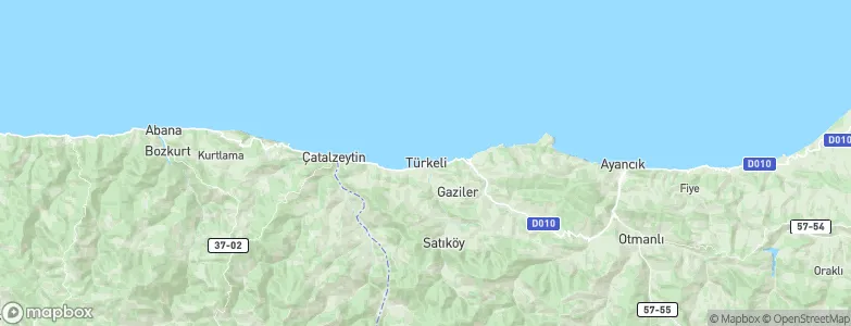 Türkeli, Turkey Map
