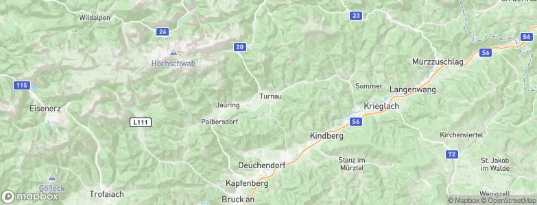 Turnau, Austria Map