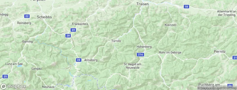 Türnitz, Austria Map