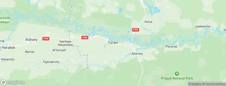 Turov, Belarus Map