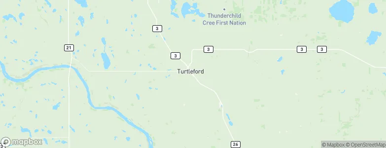 Turtleford, Canada Map