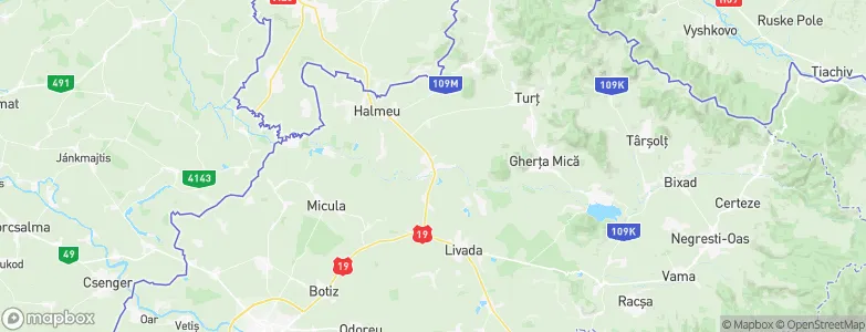 Turulung, Romania Map