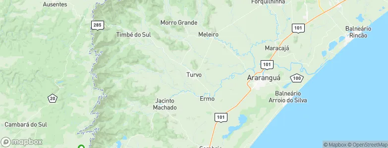 Turvo, Brazil Map
