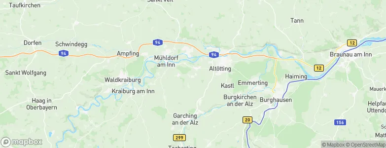 Tüßling, Germany Map