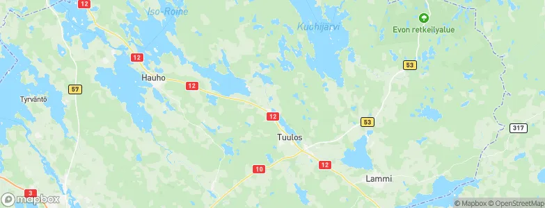 Tuulos, Finland Map