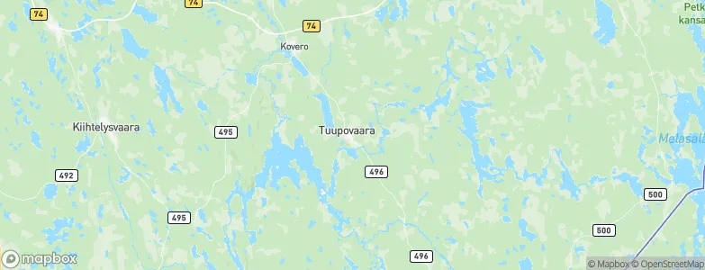 Tuupovaara, Finland Map